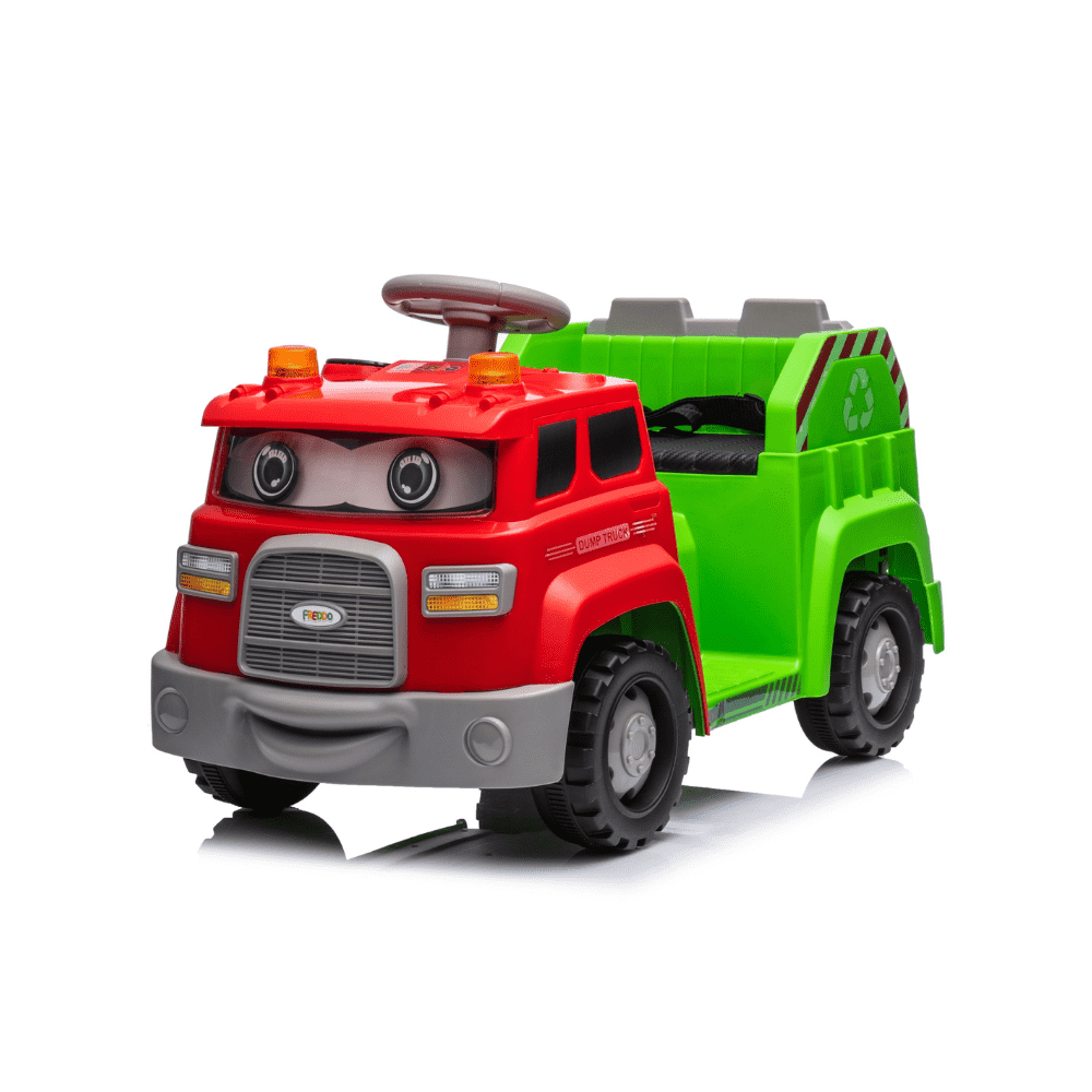 12V Freddo Dump Truck 1 Seater Ride on for Kids American Kids Cars