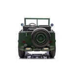 24V Freddo Military Willy Jeep 3 Seater Electric Ride on