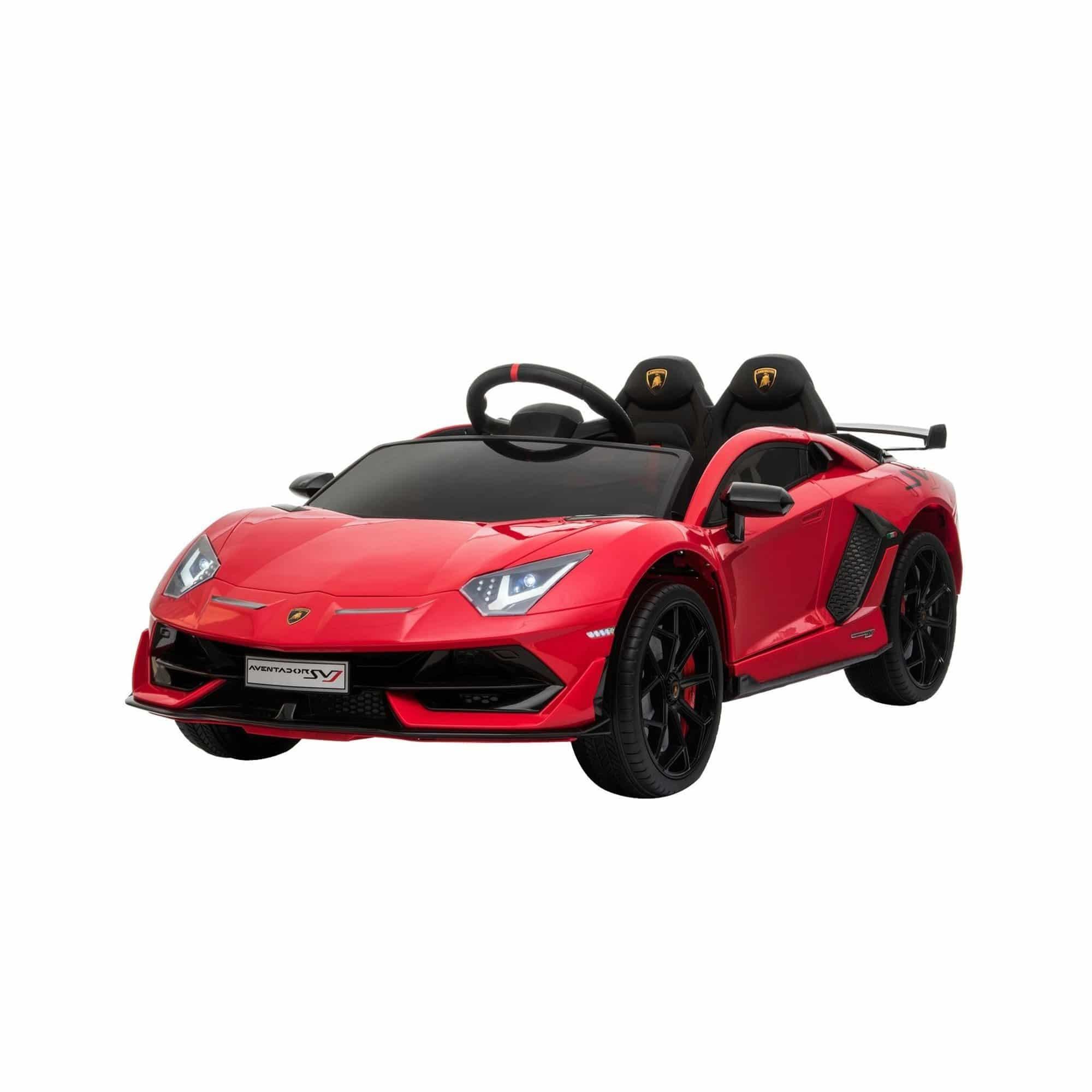 Licensed Lamborghini Aventador 12V Battery Operated Kids Ride on Car With Parental Remote. 1 Seater by Freddo - American Kids Cars