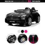 Licensed Mercedes Benz GTR AMG 12V Battery Operated 2 Seater Ride On Car With Parental Remote by Freddo - American Kids Cars